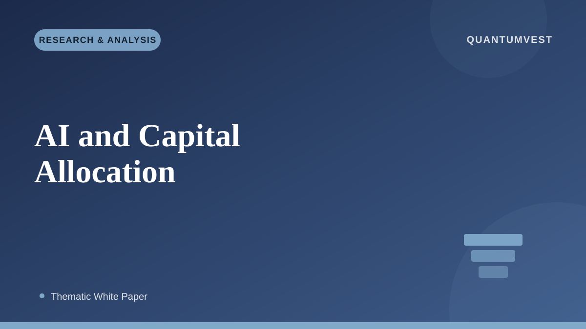 AI And Capital Allocation