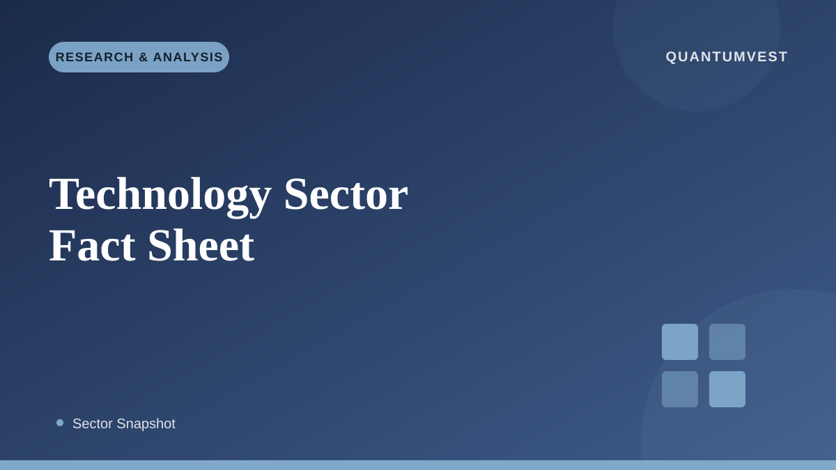 Technology Sector Fact Sheet